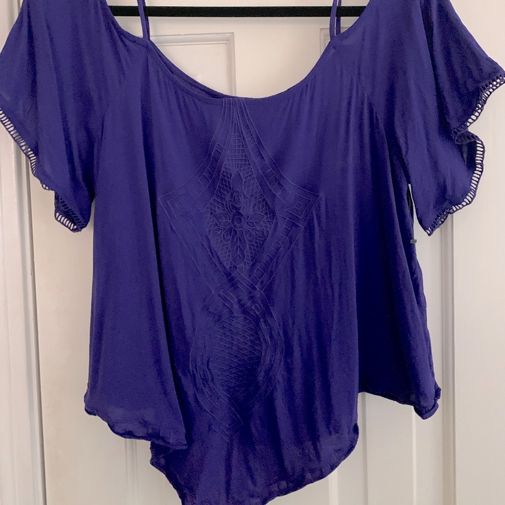 a.n.a. Medium Purple Top
